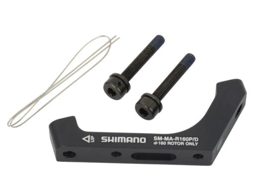 Shimano SM-MA-R160P/D adaptor rear 160mm, frame Flat Mount , brake PostMount