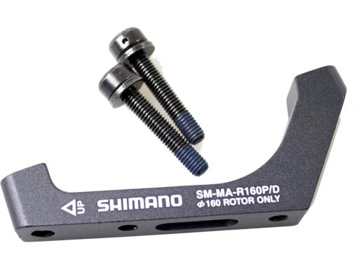 Shimano SM-MA-R160P/D adaptor rear 160mm, frame Flat Mount , brake PostMount