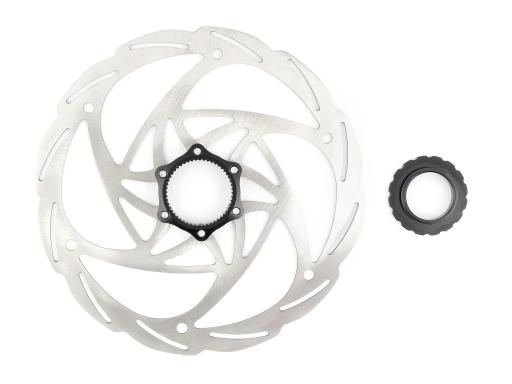 Formula Cura Monolithic - brzdový kotouč 180mm Center Lock  -  vnější ozubení matice