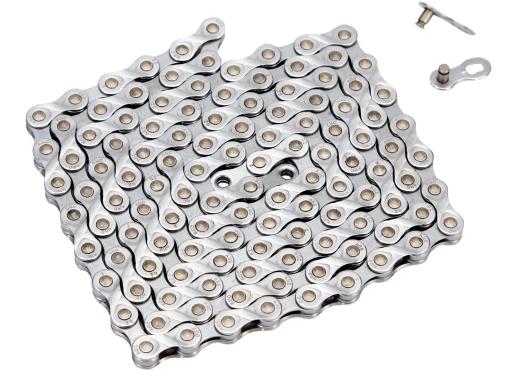 KMC E8 EPT chain 8-speed, 126 links,  dark silver, connector included