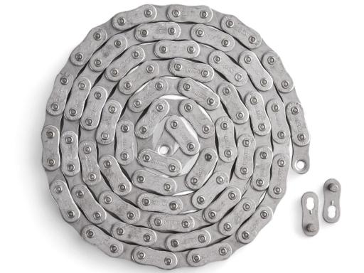 KMC Z1eHX Narrow  EPT chain silver- singlespeed 126 links, 1/2" x 3/32" width 7,3mm
