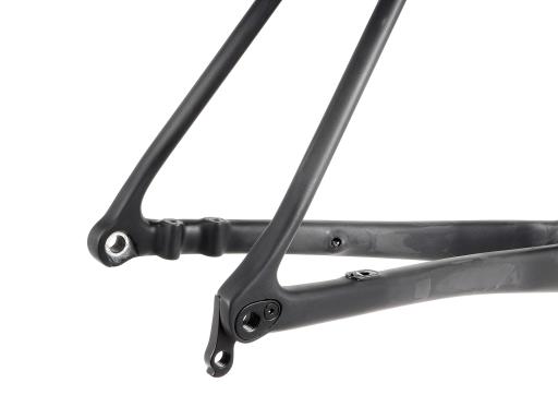 Gravel/cyklokros rámový set Spyder Atlas – celokarbonový rám + celokarbonová vidlice – pro kotoučové brzdy, velikost L – 56 cm
