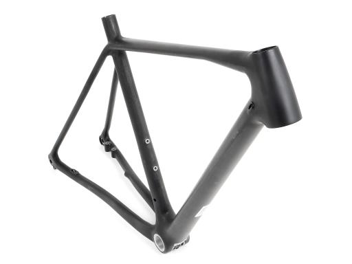 Gravel/cyklokros rámový set Spyder Atlas – celokarbonový rám + celokarbonová vidlice – pro kotoučové brzdy, velikost S – 52 cm