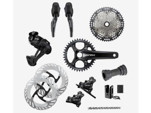 Groupset Shimano GRX  RX827 Di2   Disc 1x12  175mm / 42T , 10 - 51