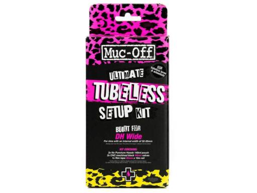 MUC-OFF ULTIMATE TUBELESS SETUP KIT sada pro instalaci bezdušových plášťů - DH/Enduro Wide