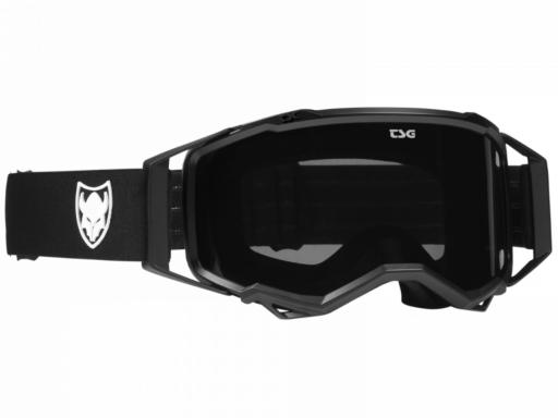 TSG Presto 3.0 MTB goggles Solid Black / Black & Clear