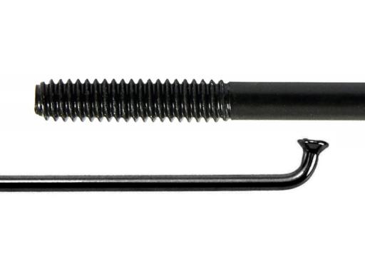 cnSpoke dráty 272 x 2 mm nerezové černé černá bez niple