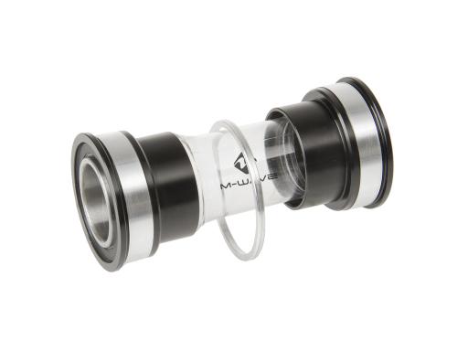 středové ložiska Mighty-Neco  Press Fit(bez závitu) pro kliky Shimano Hollowtech II barva černá vnější průměr ložiska 41mm otvor na osu průměr 24mm pro domek 86,5/92mm hmotnost 89g