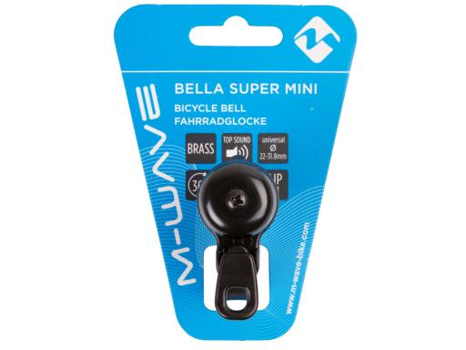 M-WAVE mini zvonek na kolo Bella Super Mini černý