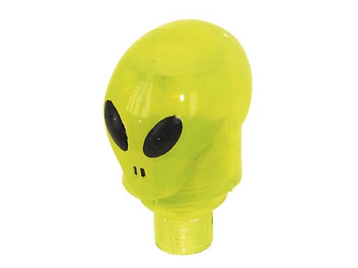 Ozdobné čepičky na ventilky duší VENTURA Alien-AUTO ventilky+adaptery