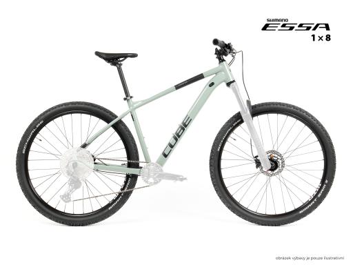 MTB 29" Cube Attention Shimano ESSA 1x8, size L – 18", swampgrey