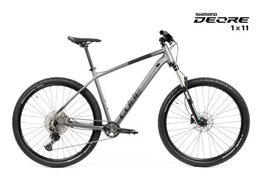 Kolo MTB 29" Cube Aim EX Shimano Deore 1x11, velikost L – 18", šedá