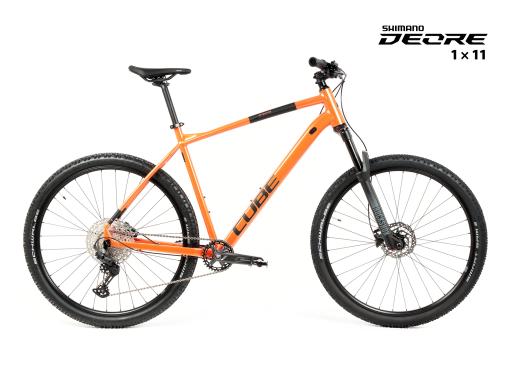 Kolo MTB 29" Cube Attention Shimano Deore 1x11, velikost M – 16", oranžová/černá