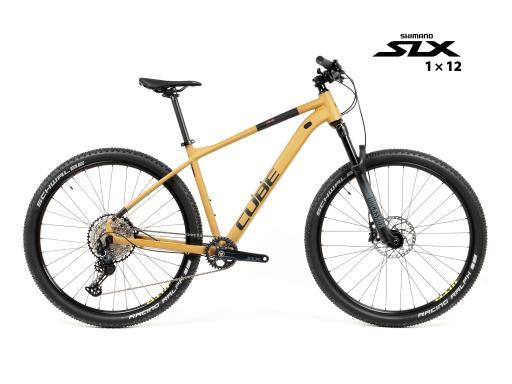 Kolo MTB 29" Cube Aim EX Shimano SLX 1x12, velikost M – 16", karamelová