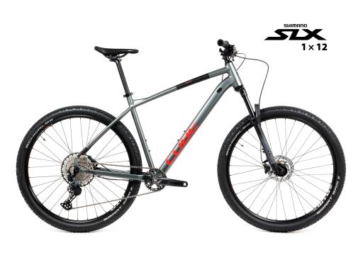 Kolo MTB 29" Cube Analog Shimano SLX/Deore 1x12, velikost M – 16", kovověšedá