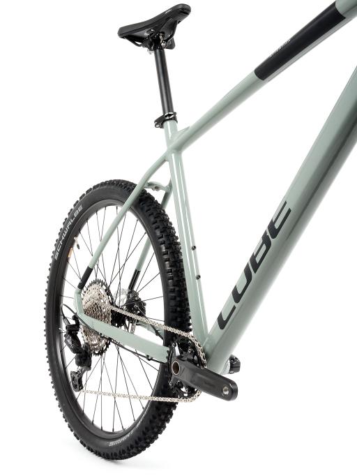 Kolo MTB 29" Cube Attention Shimano Deore XT/SLX 1x12, velikost XL – 20", zelenošedá