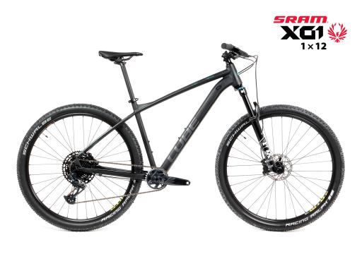 MTB 29" Cube Aim Race SRAM X01 Eagle 1x12, size XXL – 22", black/blue