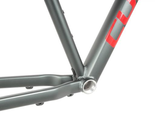 Kolo MTB 29" Cube Analog SRAM X01 Eagle 1x12, velikost L – 18", kovověšedá/červená