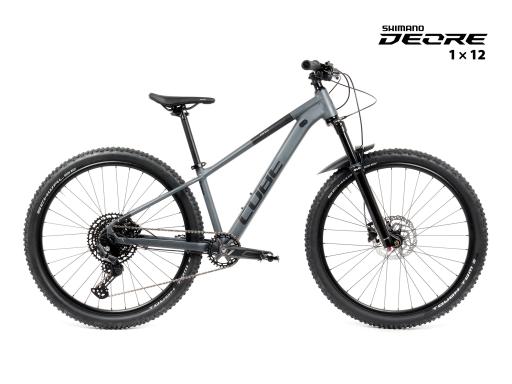 Kolo MTB 27,5" Cube Aim SLX Shimano Deore 1x12, velikost S – 14", šedá