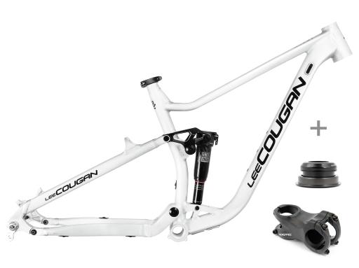 Celoodpružené  MTB 29" Lee Cougan Quest Sram SX Eagle 1x12, velikost M – 17,5" (44 cm), broušený hliník matný