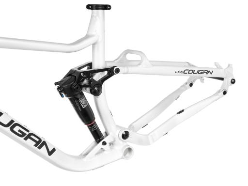 Full suspension MTB 29" Lee Cougan Quest Shimano Deore 1x12, size M – 17.5" (44 cm), matte brushed aluminium