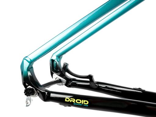 Kolo MTB 29" Lee Cougan Droid Shimano Deore M7200 1x12, velikost S – 17", modro-černá lesklá