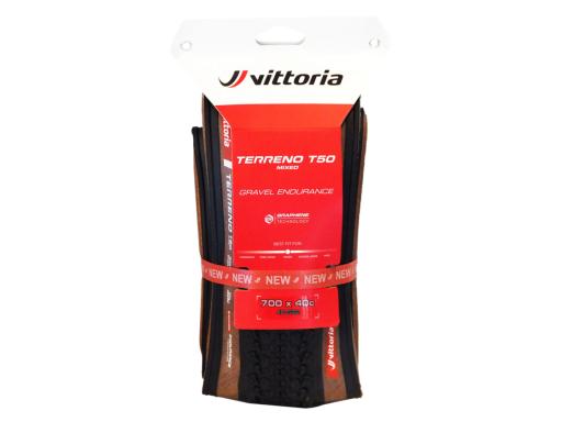 Vittoria Terreno T50 Mixed Gravel Endurance Graphene TLR gravel plášť 700x40c, kevlar, hnědá