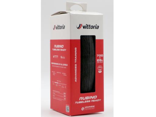 Vittoria Rubino V TLR silniční plášť 700 x 28C Graphene kevlar para-černá