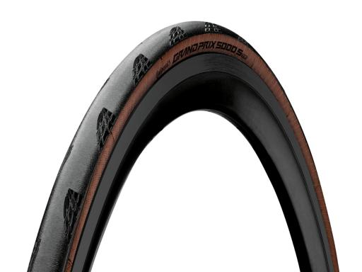 Continental Grand Prix 5000 S TR 700 x 30C road tire kevlar foldable black/brown