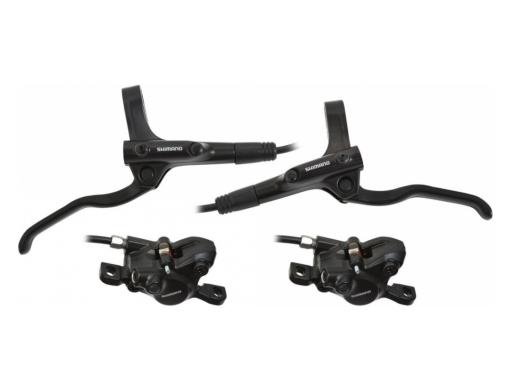 SHIMANO BR-MT200 + BL-MT200 disc brakes front 900 mm + rear 2000 mm resin