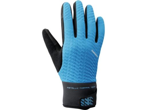 SHIMANO WINDBREAK THERMAL rukavice modrá, M