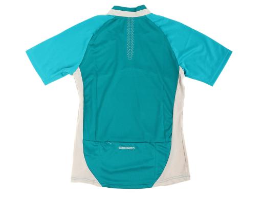 SHIMANO short sleeve jersey Women's blue/green, S