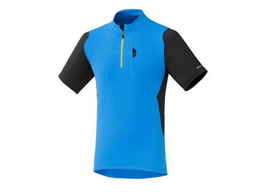 SHIMANO Touring dres lightning modrá, L