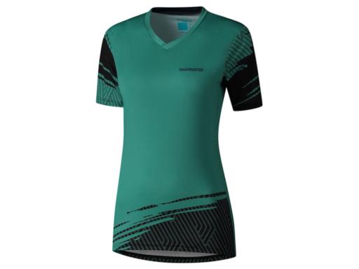SHIMANO SAIKO dres s krátkým rukávem dámský zelená, S