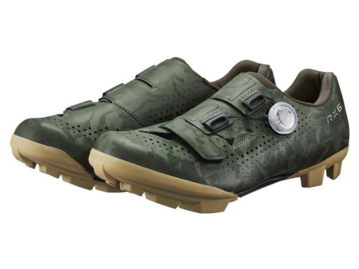 SHIMANO SH-RX600 gravel tretry pánské zelená - velikost EU 42