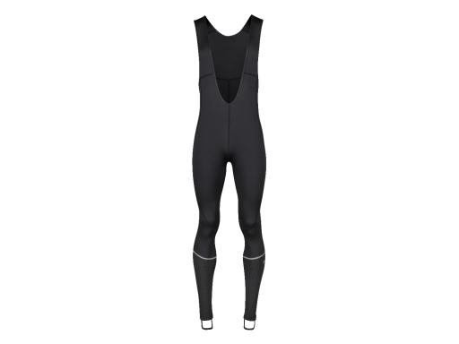 FORCE MAZE bibtights without pad black, M