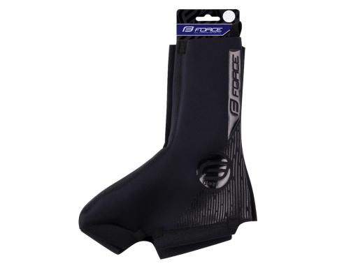 FORCE DEEP ROAD shoe covers w/o zipper black, XL