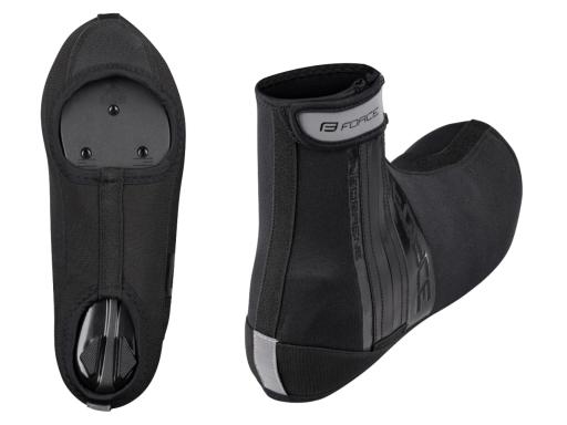 FORCE NEOPRENE ROAD shoe covers black, XXL