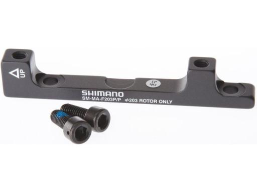 Shimano SMMAF203PPA adapter přední 203mm, vidlice PostMount, brzda PostMount